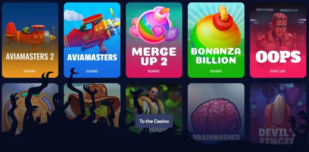 Vavada affiliate céloldal előnézete
